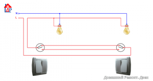 Cum de a conecta un comutator dublu pentru a funcționa ca o trecere