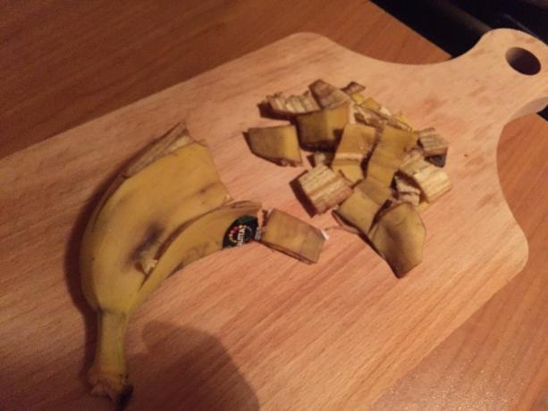 Așa că gătesc hrana banane