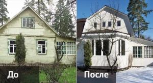 Reconstrucția unei case de țară sau vila