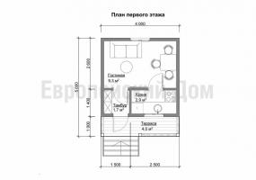 Finlandeză pensiune mică pentru 4x5 bugetului