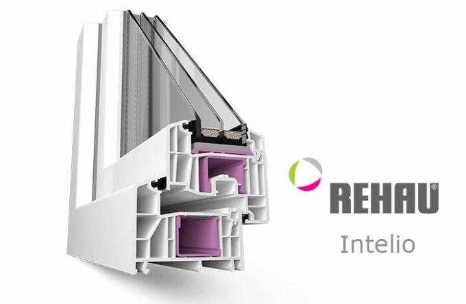 REHAU INTELIO 80 mm. 6 camere. Tăcere și izolație 5+