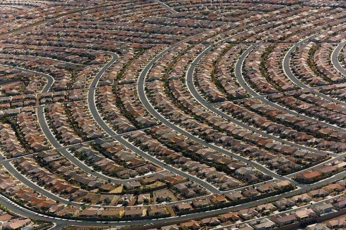 O suburbie din Las Vegas. 