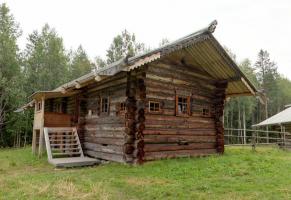 Construcția unei colibe de lemn vechi rusesc secret, fără utilizarea de cuie