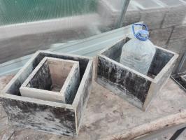 Blocuri de gard decorative turnate pe tehnologia „washed beton“