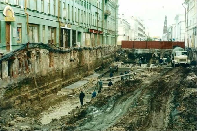 Kazan. Reconstrucția străzii Bauman. 