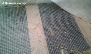 Upgrade podea (reparații), într-o casă de vacanță